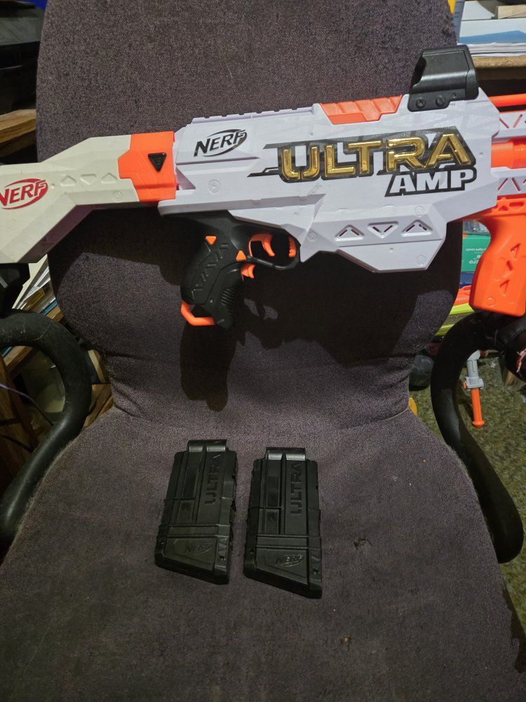 nerf ultra amp motorized blaster