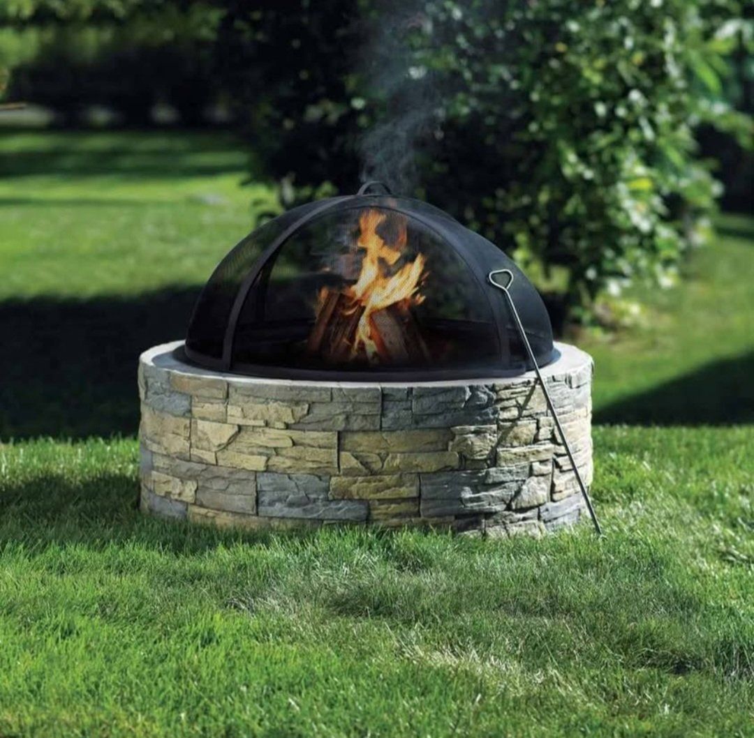 SUNCREAT 40" Fire Pit Spark Screen #38
