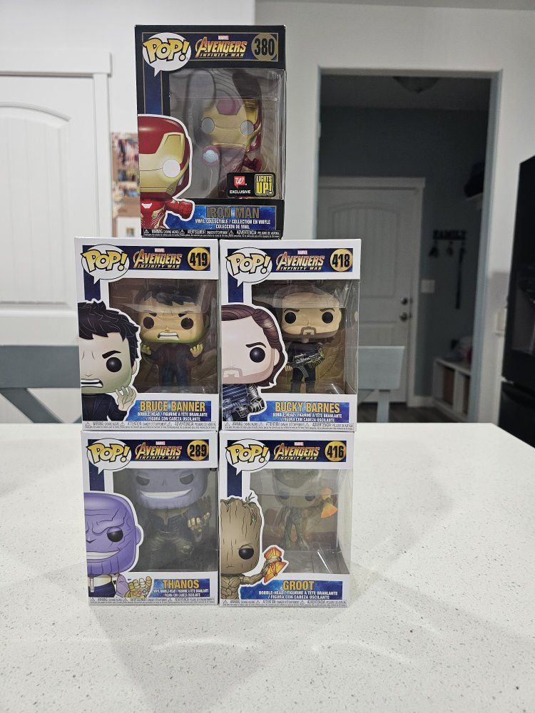Marvel Infinity War funko pops