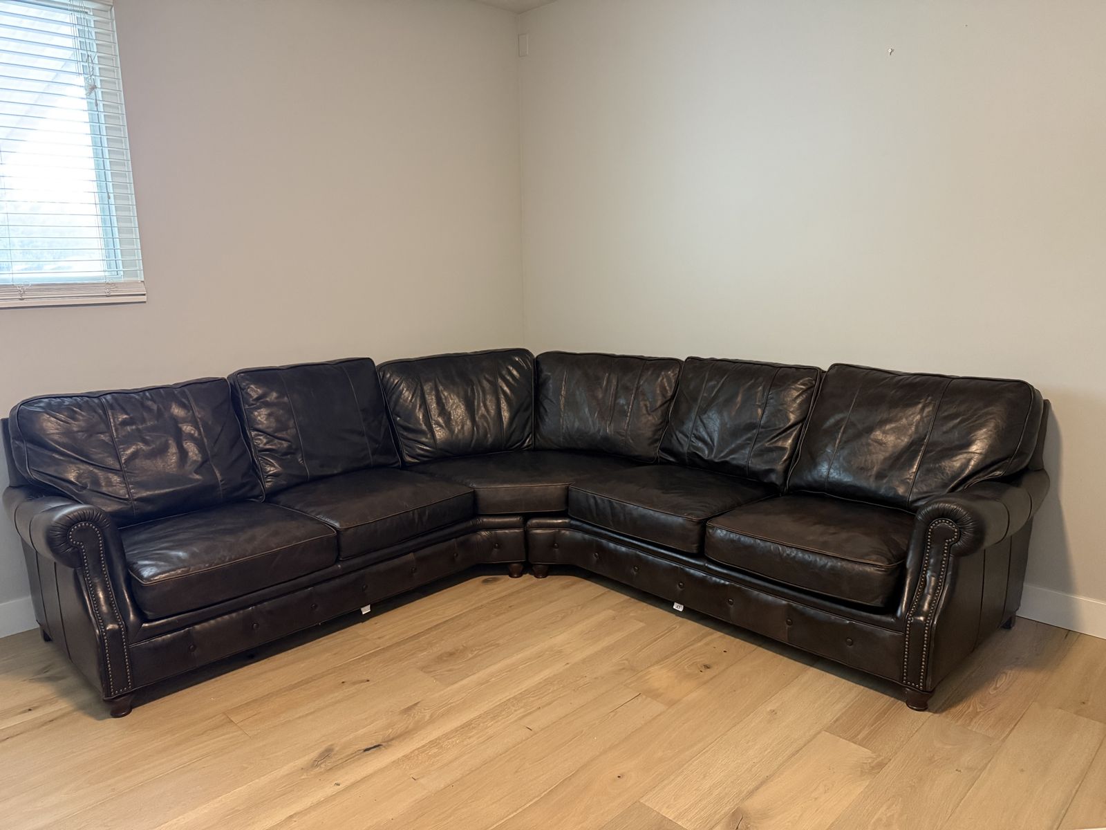 Leather Sectional