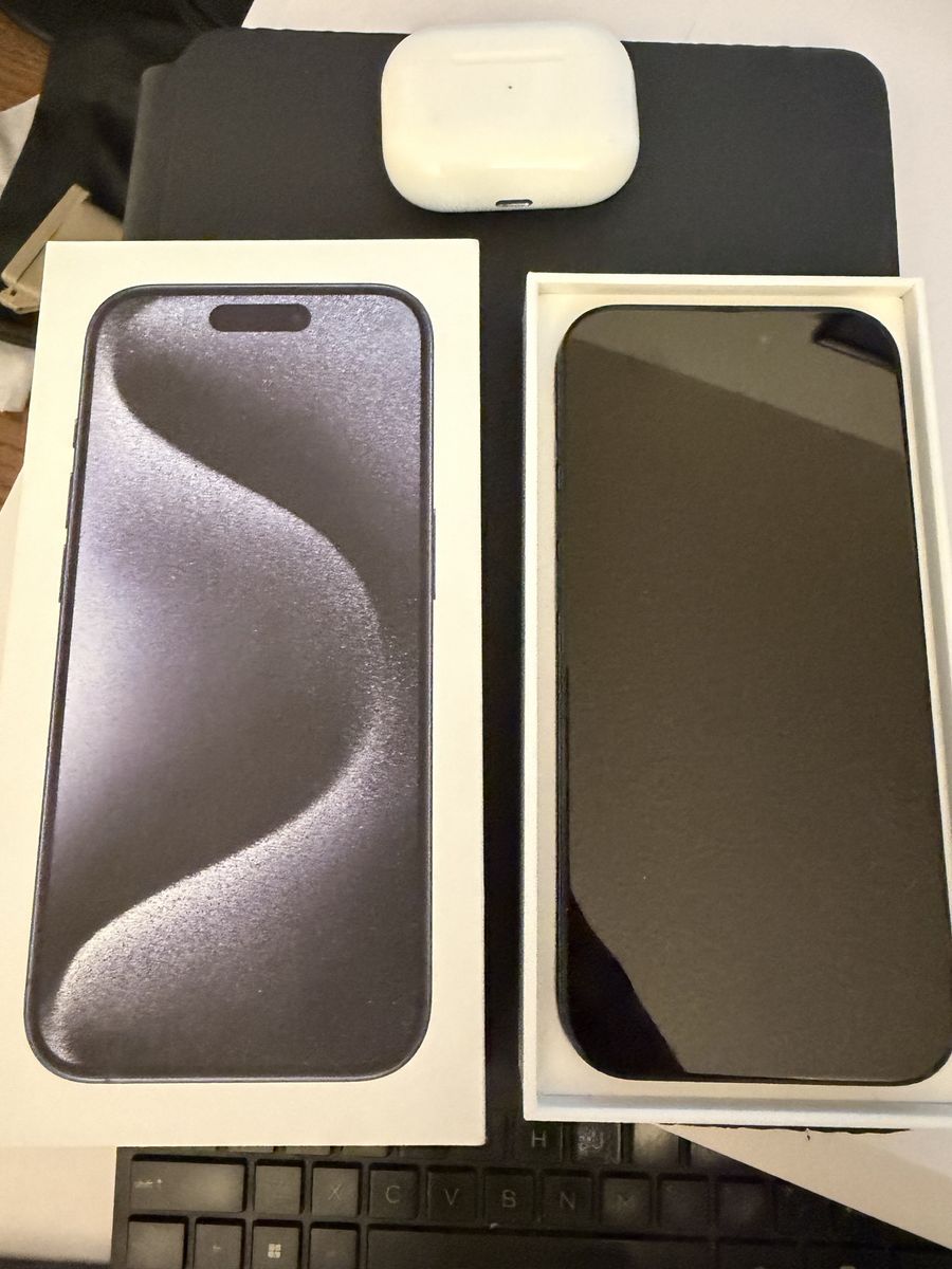 iPhone 15 Pro and AirPods Pro