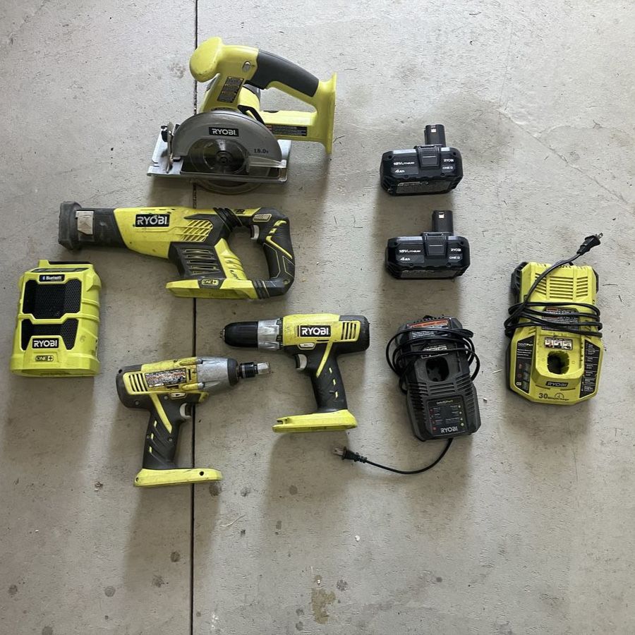 Ryobi power tools