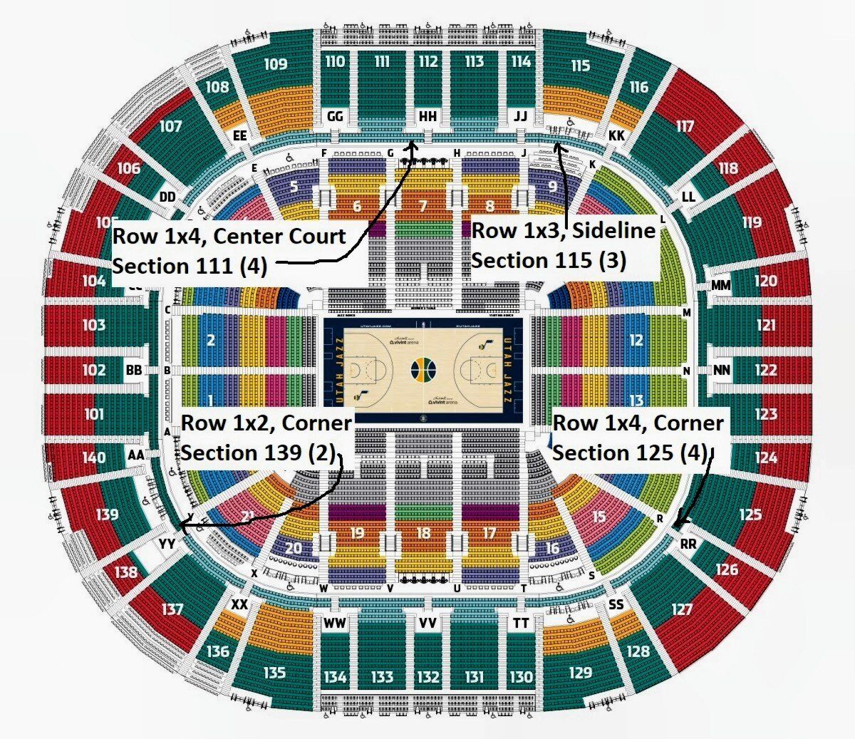 Pelicans Thursday: Row 1s, $21-$34. Front Row Seat
