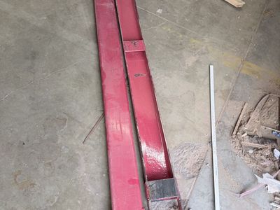 Heavy Duty Red Forklift Extensions 84-inch