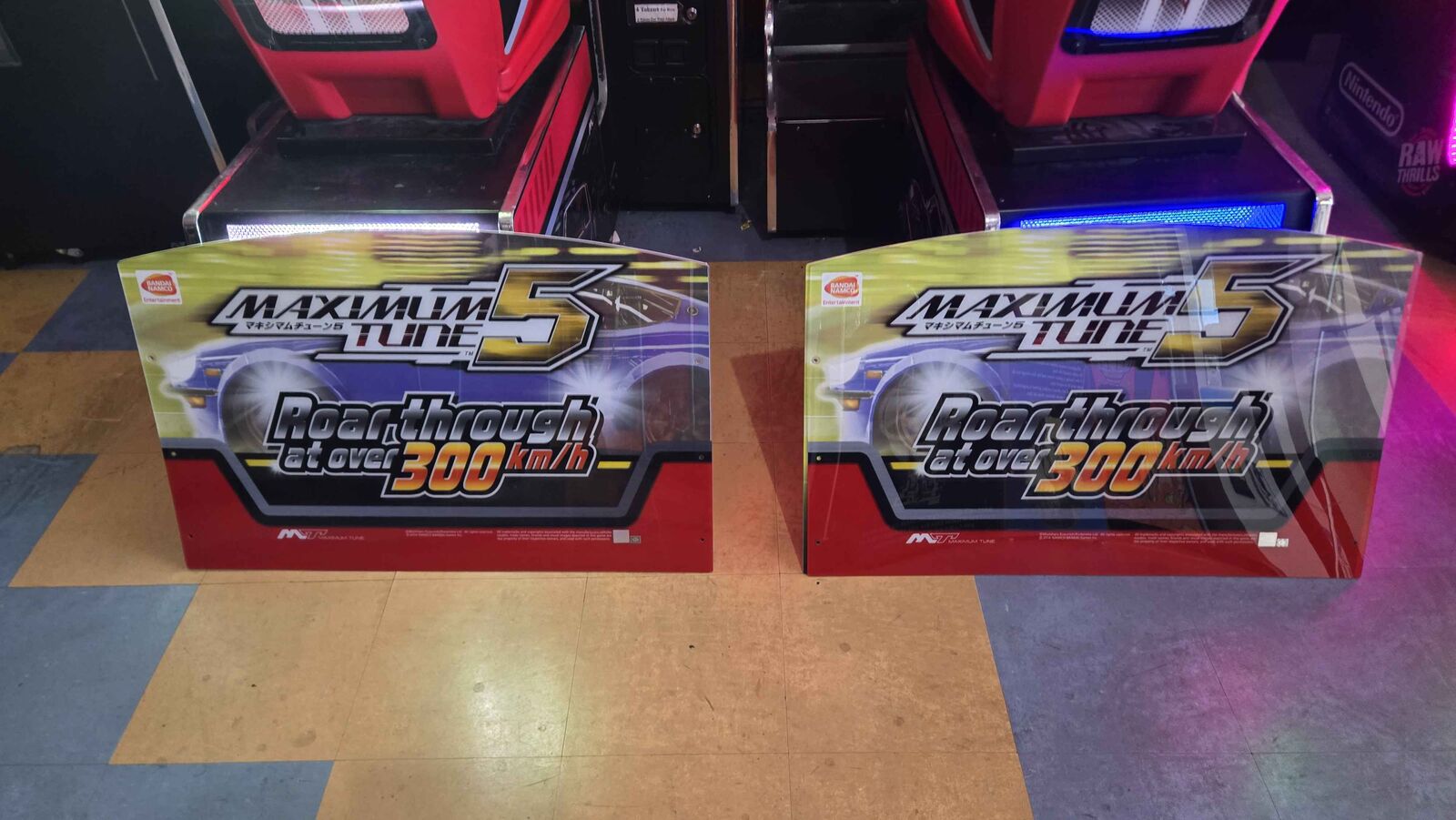 Maximum Tune 5 Arcade Marquee Art