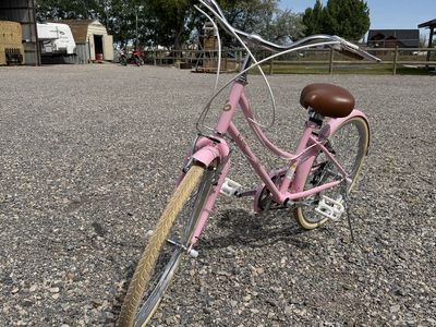 Glerc 24 inch pink beach cruiser