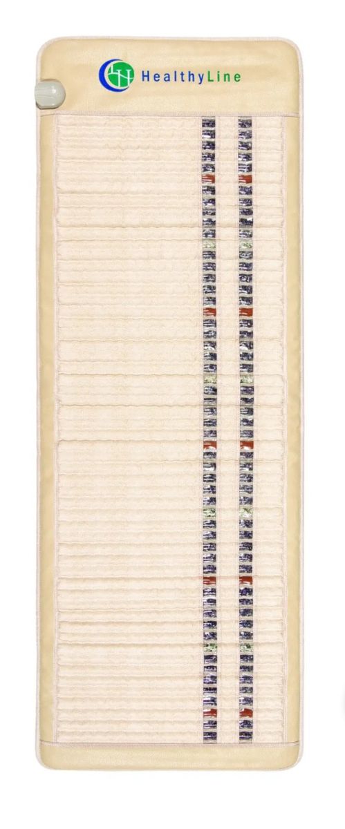 HealthyLine FAR infrared gemstone heating mat/pad. Biomat alternative for massage and wellness