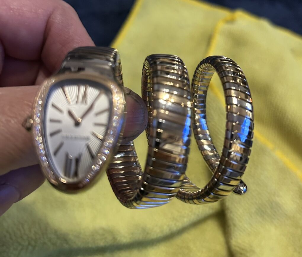 Women's Gold Snake Design Watch