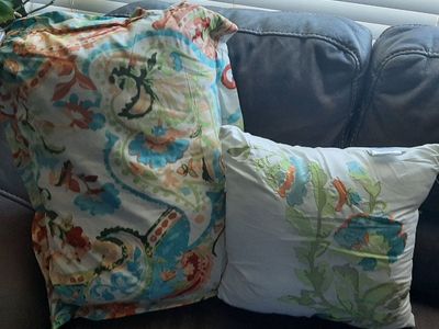 Bedding Set Queen Size Comforter Decorative Pillow & Sham Cover Colorful Floral Flowers Teal Coral Green
