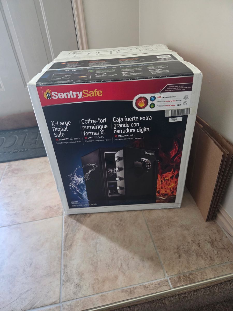 SentrySafe X-Large Digital Safe SFW123GDC - Fire & Water Resistant