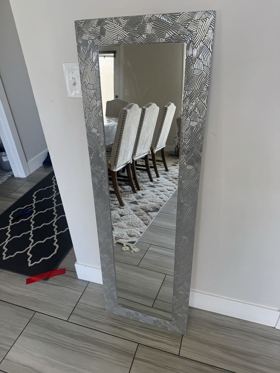 full-length leaning mirror 54x17inches