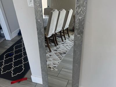 full-length leaning mirror 54x17inches