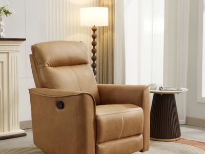 New Swivel Recliner Chair - Rocking 30°, 360° Swivel, Quiet Operation, Space-Saving Design