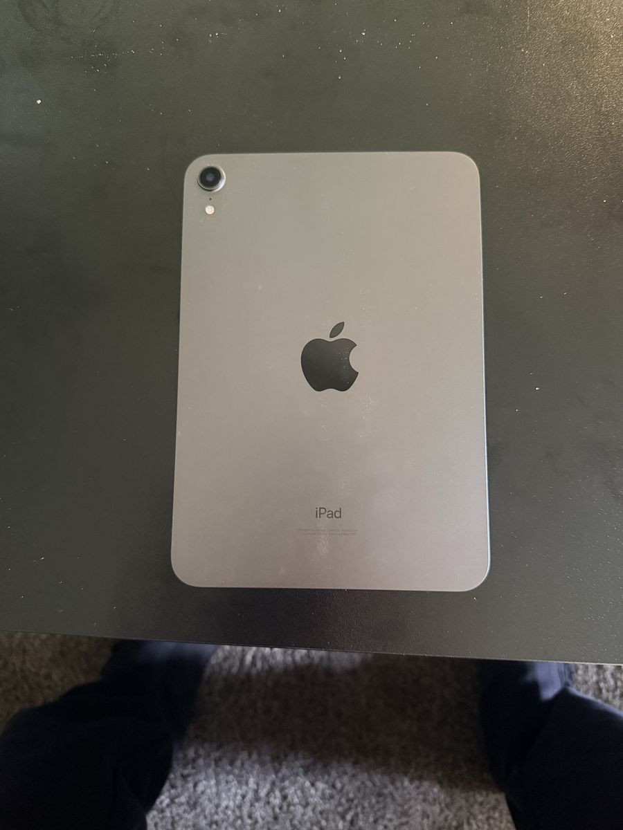iPad mini (6th gen) with case and apple pen