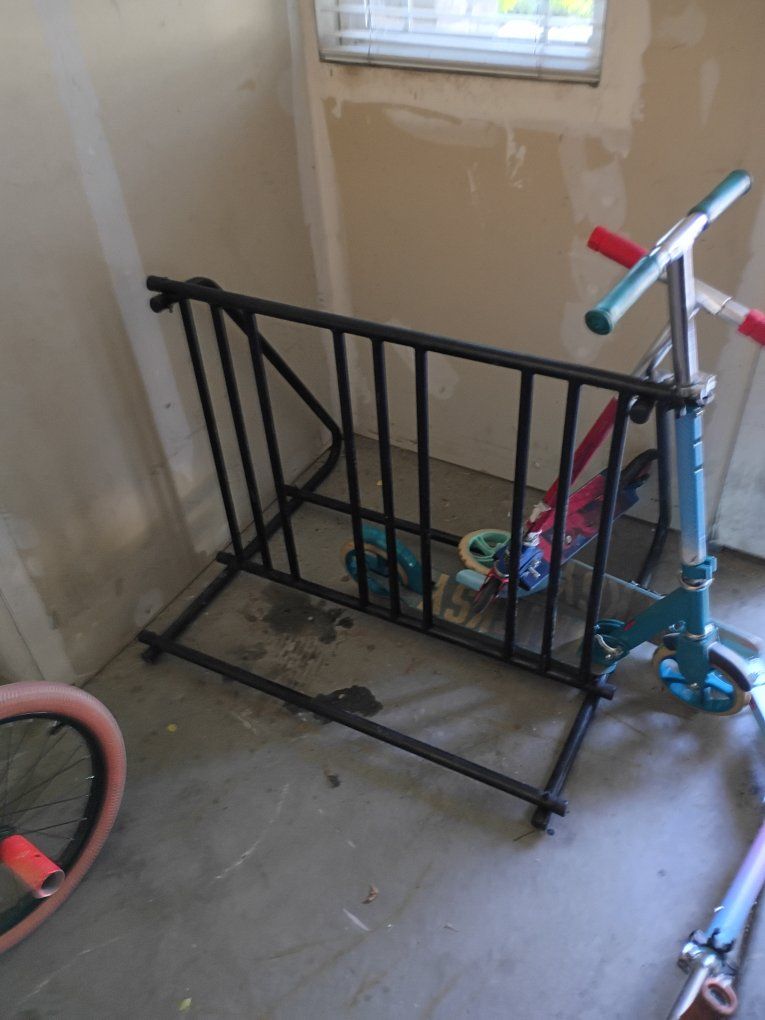 Black Metal Bike Rack
