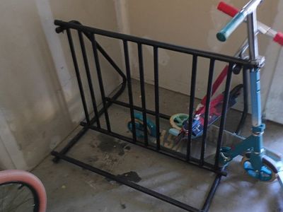 Black Metal Bike Rack