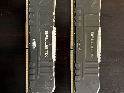 Crucial Ballistix BL2K8G36C16U4B 16GB (2x8GB) DDR4-3600 CL16 Desktop Gaming RAM Kit