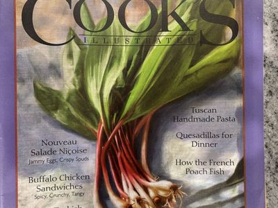 30 issues of Cook's Illustrated magazine, from 2018-2025