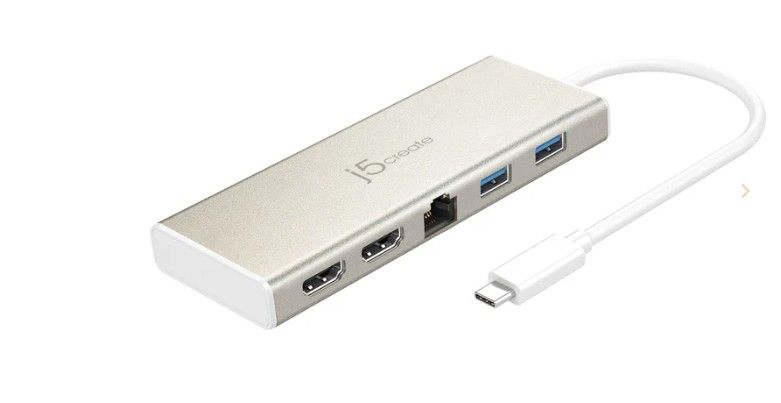 USB-C™ Dual HDMI™ Mini Dock (J5 CREATE)