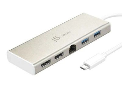 USB-C™ Dual HDMI™ Mini Dock (J5 CREATE)