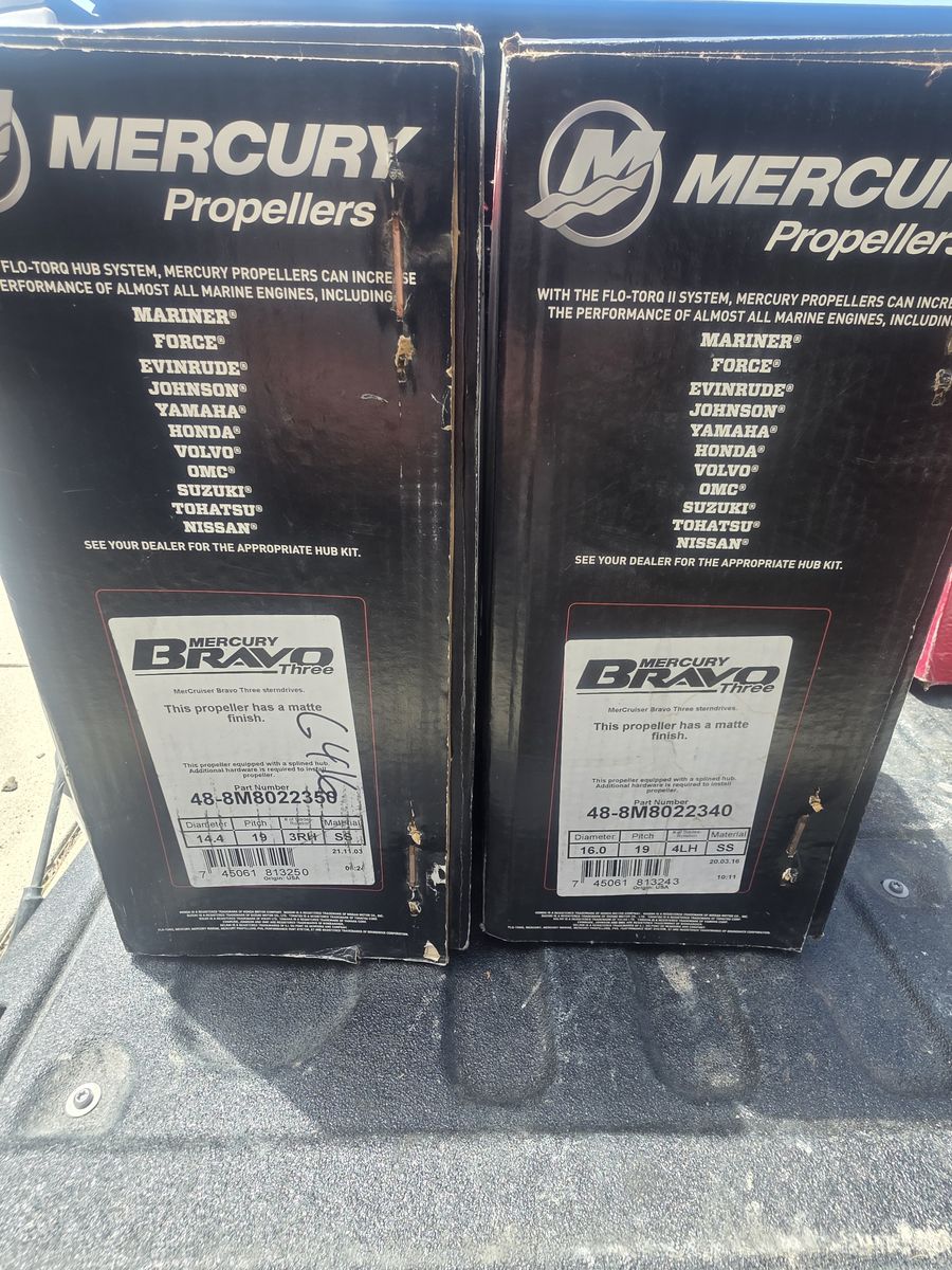 Mercury propellers