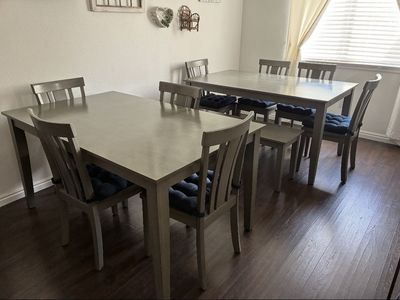 Light Grey Flexible Dining Room Set – Buy Whole Set or Half