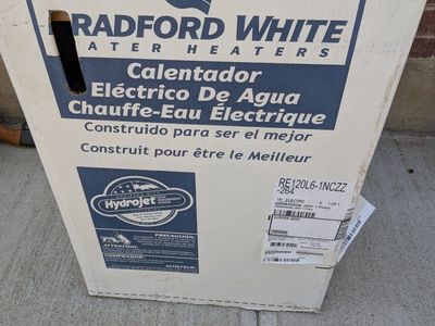 Bradford White RE130L6-1NCWW 28 Gal Electric Lowboy Water Heater, 240V/208V, Hydrojet System