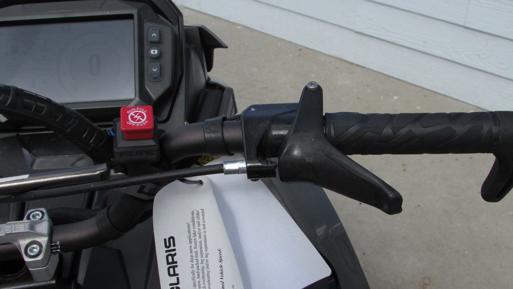 2025 Polaris® 9R RMK KHAOS 155 Shadow Gray / Gloss Black