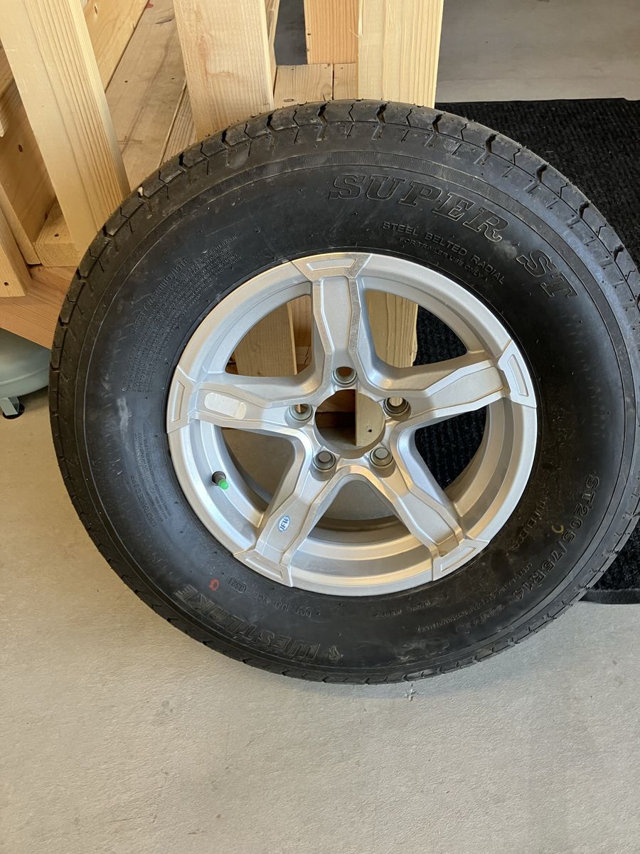 Aluma Trailer Spare Tire and Wheel