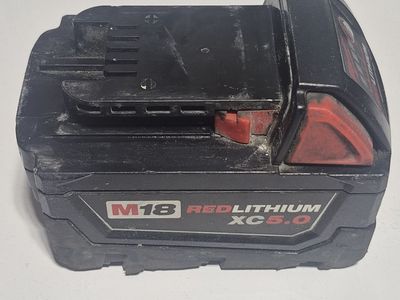Milwaukee 18 volt 5.0 battery