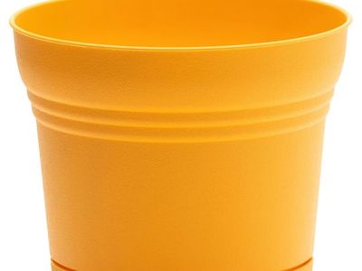 Large Plastic Planter Pots and Miracle-Gro Potting Mix