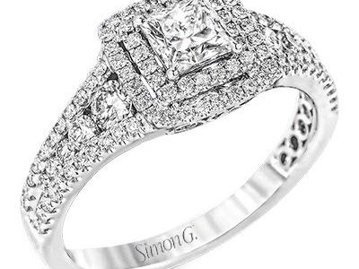 Simon G Wedding ring, EUC