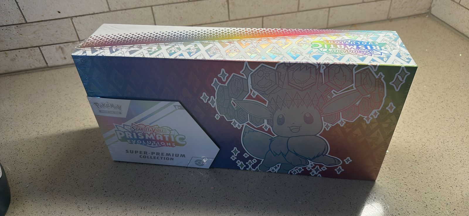 Pokemon Scarlet & Violet Prismatic Evolutions Super Premium Collection Box SEALED Eevee