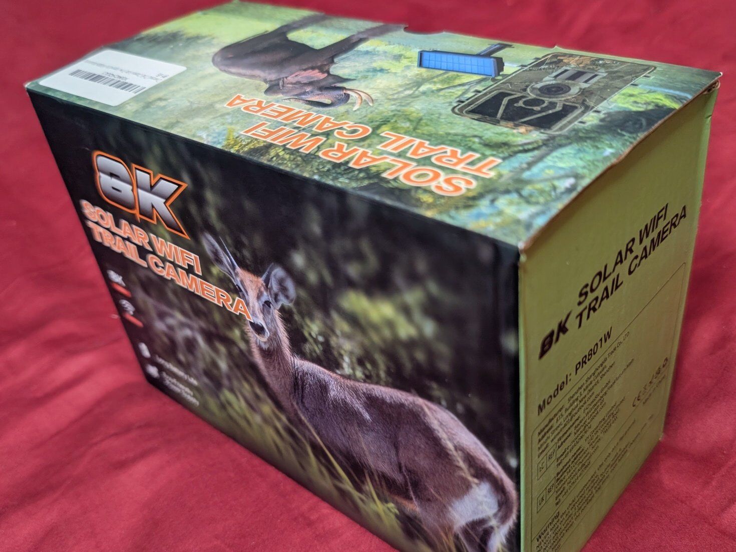 NEW 8k Solar Wifi Trail Camera