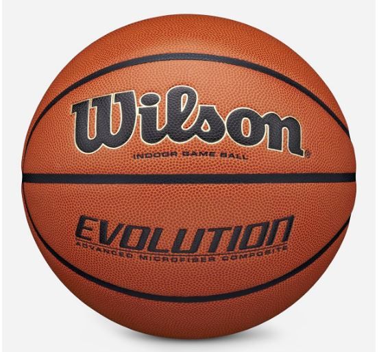 NEW! Wilson Evolution Indoor Game Basketball, Official Size 7 – 29.5”