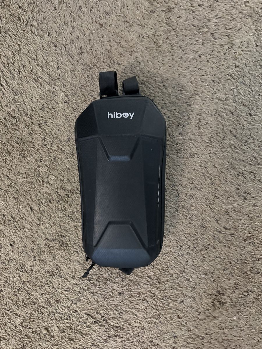 Hiboy Scooter Front Storage Bag - Black, Hard Shell Case for Electric Scooters