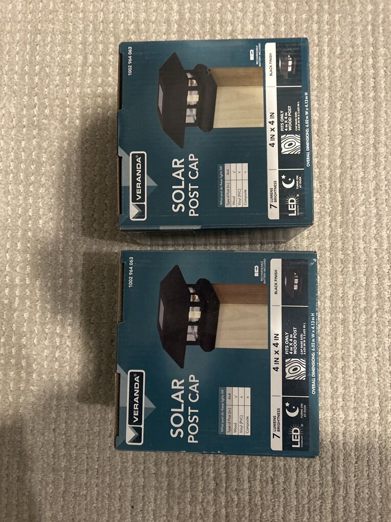 Veranda Solar LED Waterproof Post Light