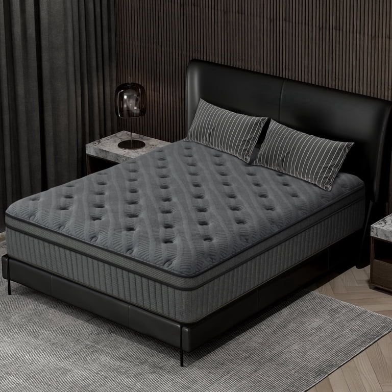 Queen Size Mattress 14" Hybrid Mattress in a Box Gel Memory Foam