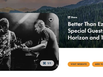 Better than Ezra with Vertical Horizon and TONIC (2-Premier Tier 1 Tickets)