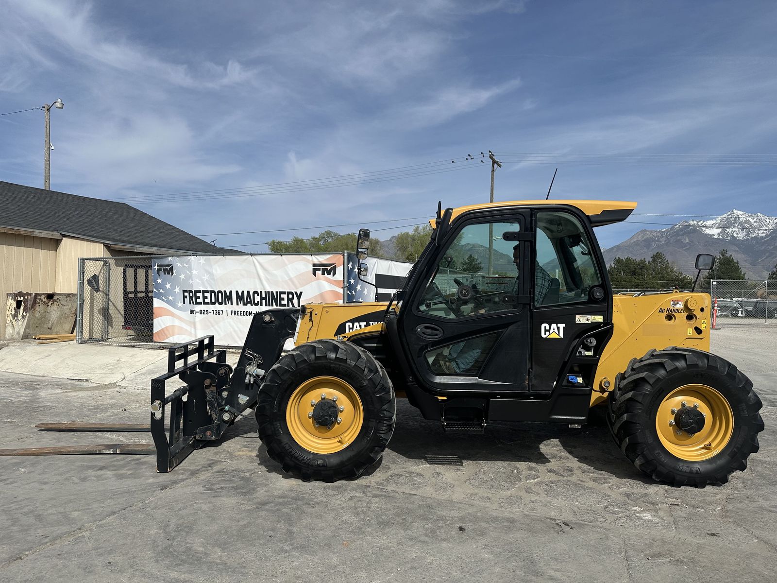 2019 Cat TL408D Telehandler Forklift Tractor Ready To Work