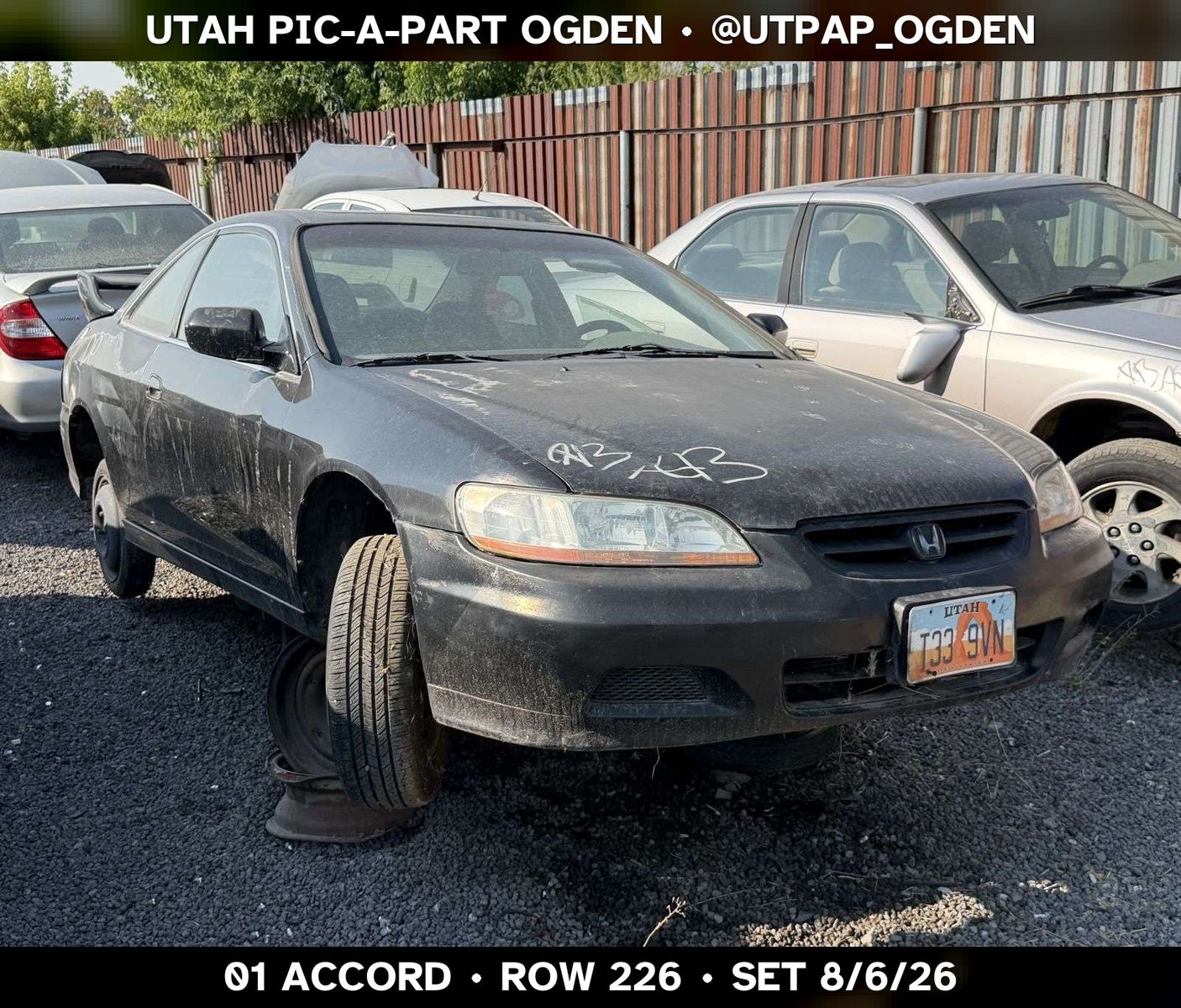 Just In! 2001 Honda Accord Parts - UTPAP Ogden