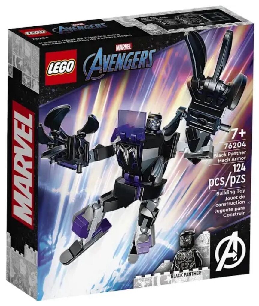LEGO Marvel Black Panther Mech Armor 76204 - NEW