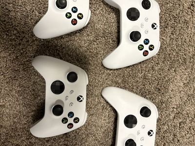 4 Wireless X Box Controllers