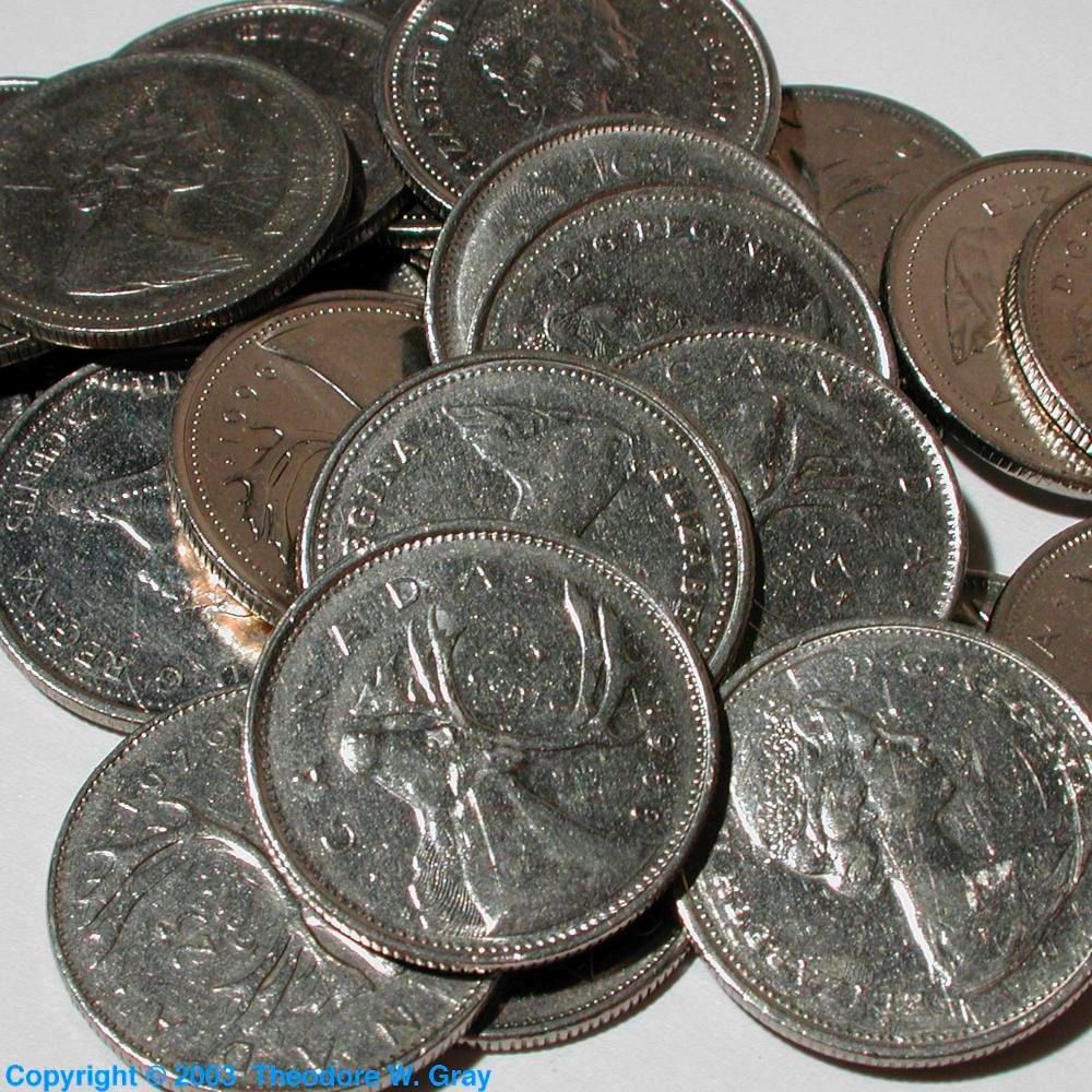 Canadian Coins At The Current Exchange Rate