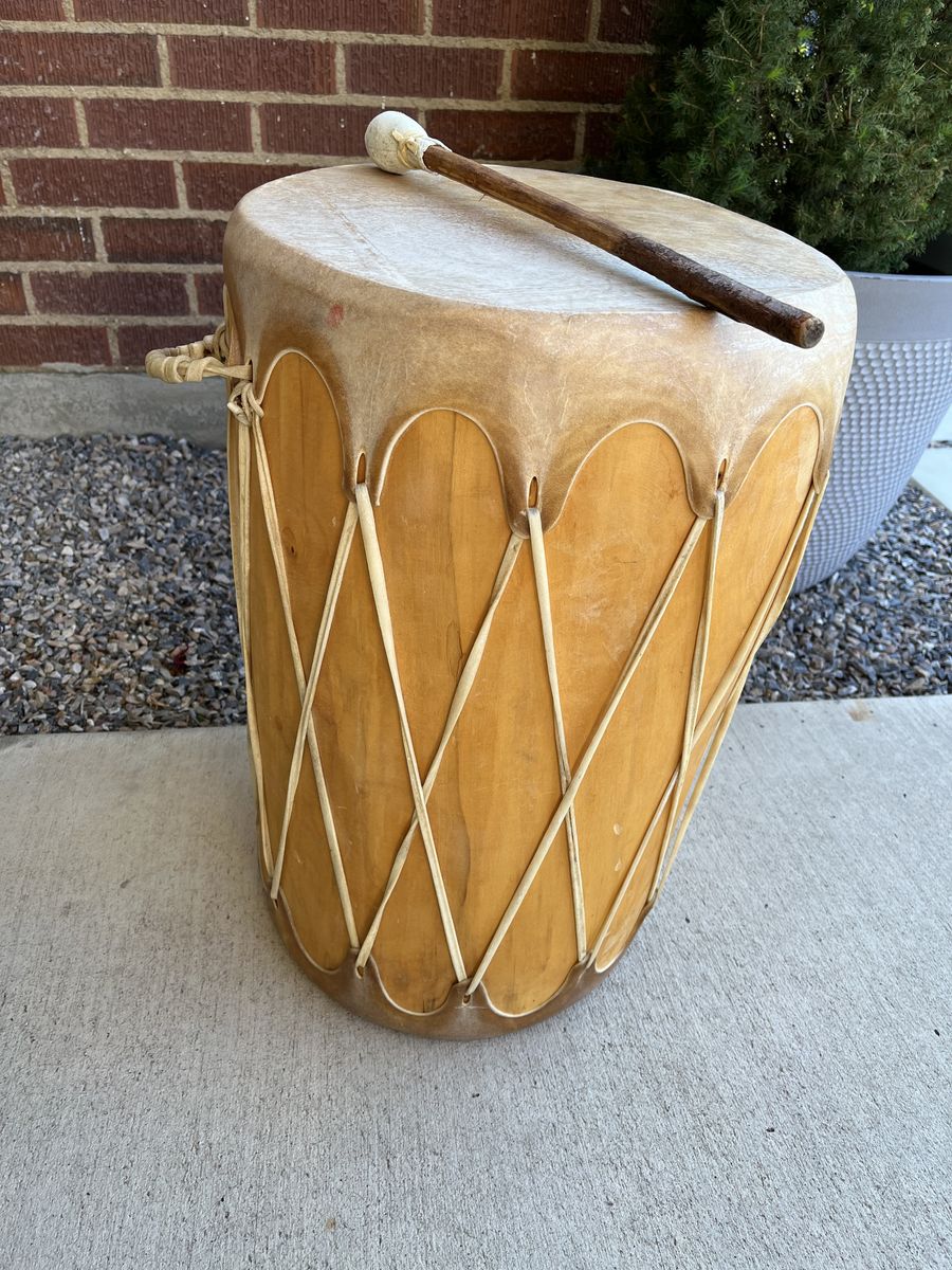 traditional rawhide hand drum
