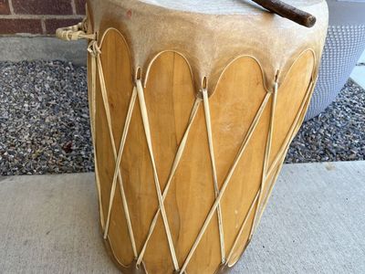traditional rawhide hand drum