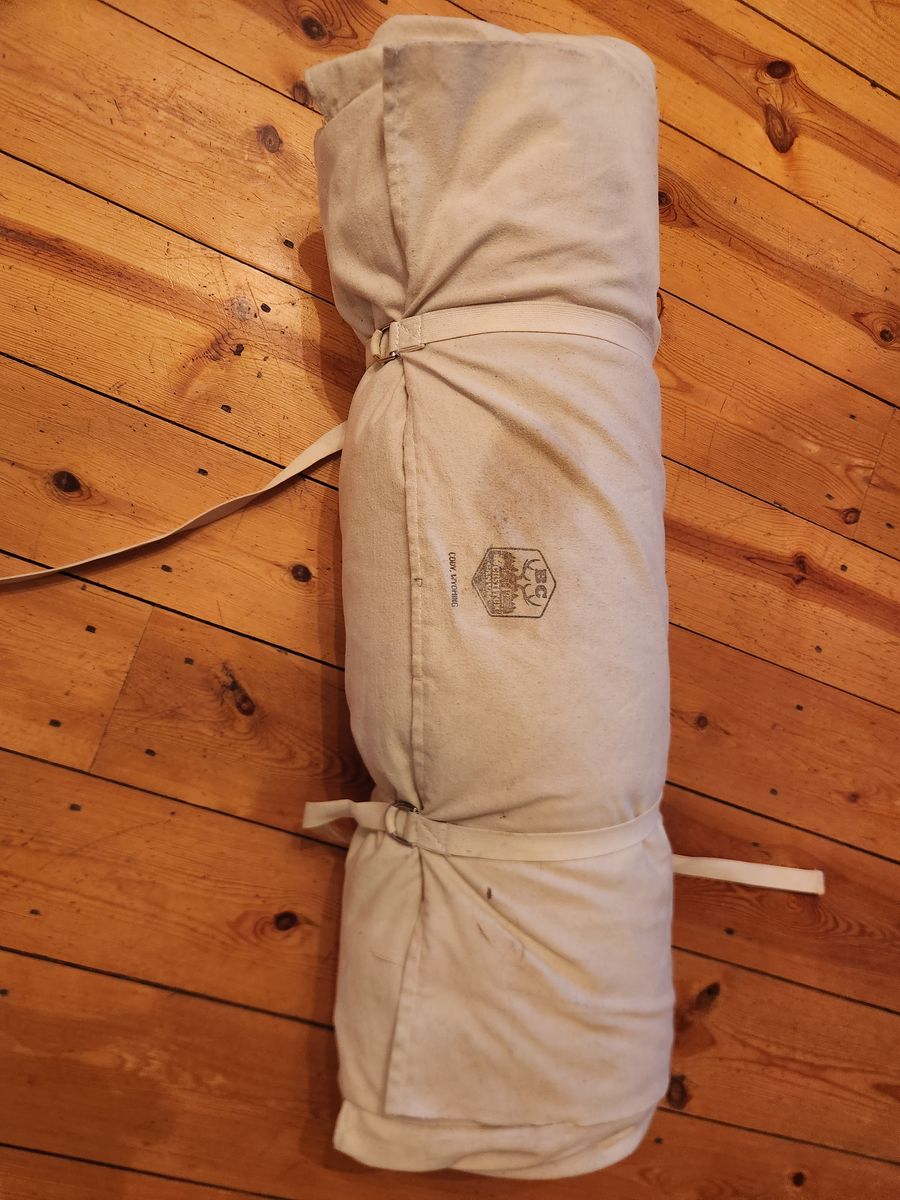 Big Sky Canvas Bed Roll w/Ridge Hibernate 10 degree sleeping bag