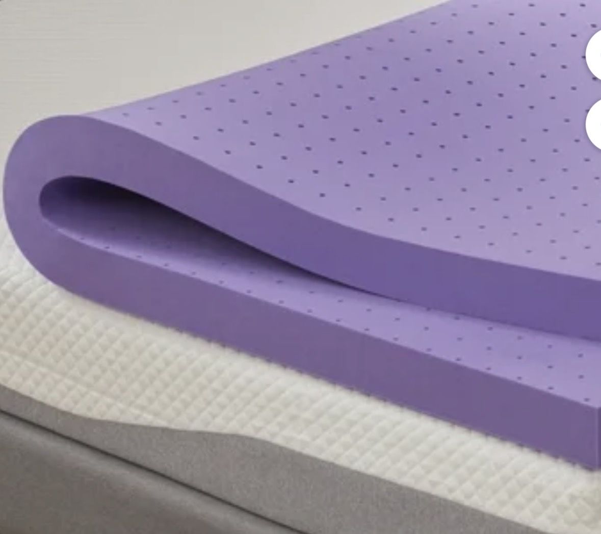 Twin memory foam mattress topper
