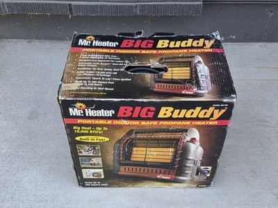 Mr. Heater Big Buddy Portable Indoor-Safe Propane Heater Model MH18B with Hose