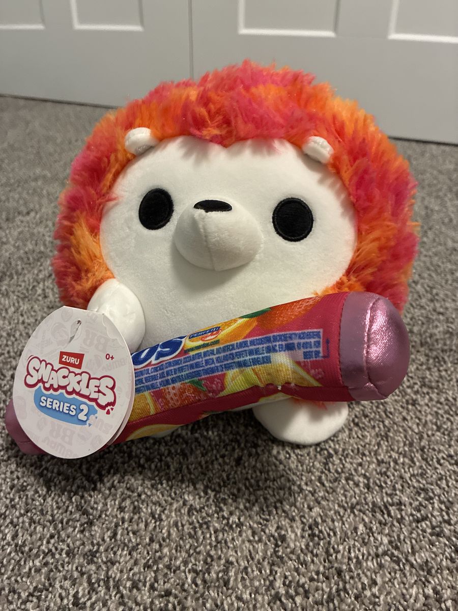 Snackles hedgehog plushie